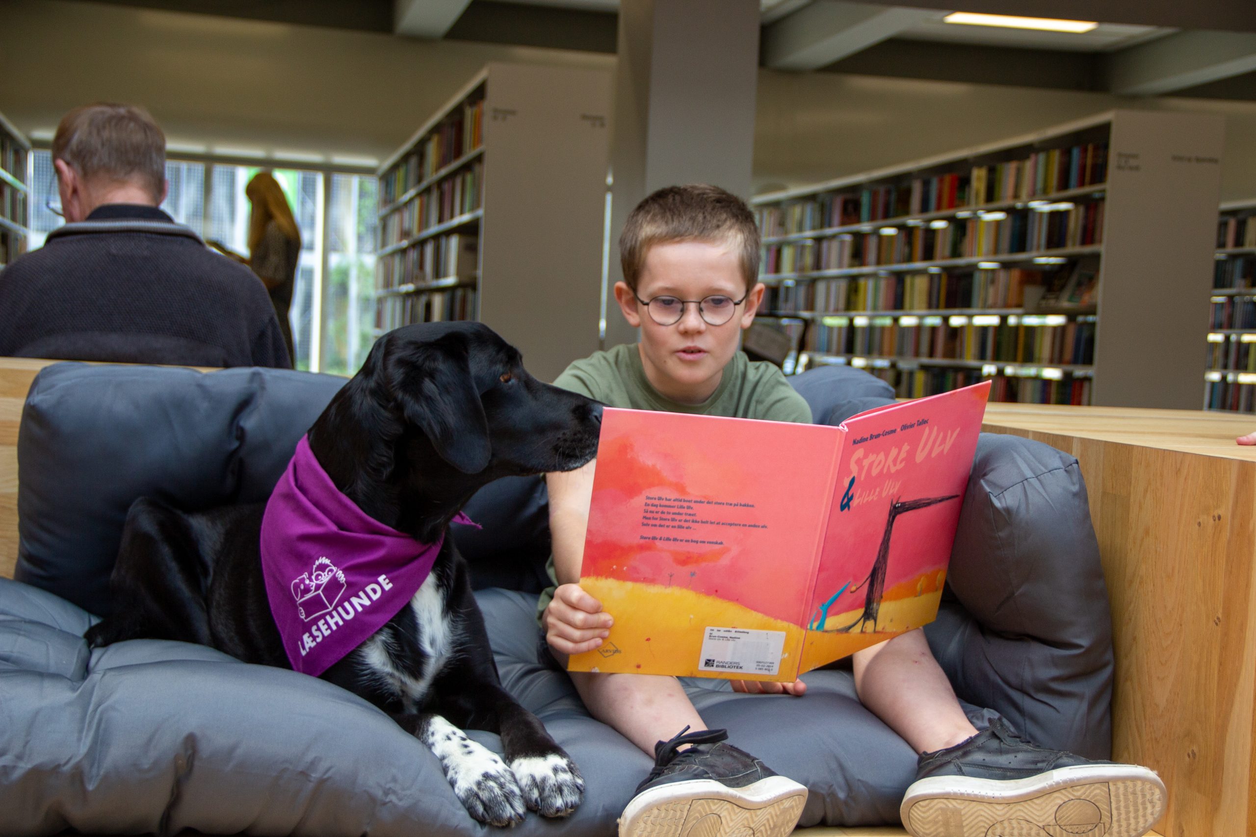 Læsehunde inspirerer i ny kampagne